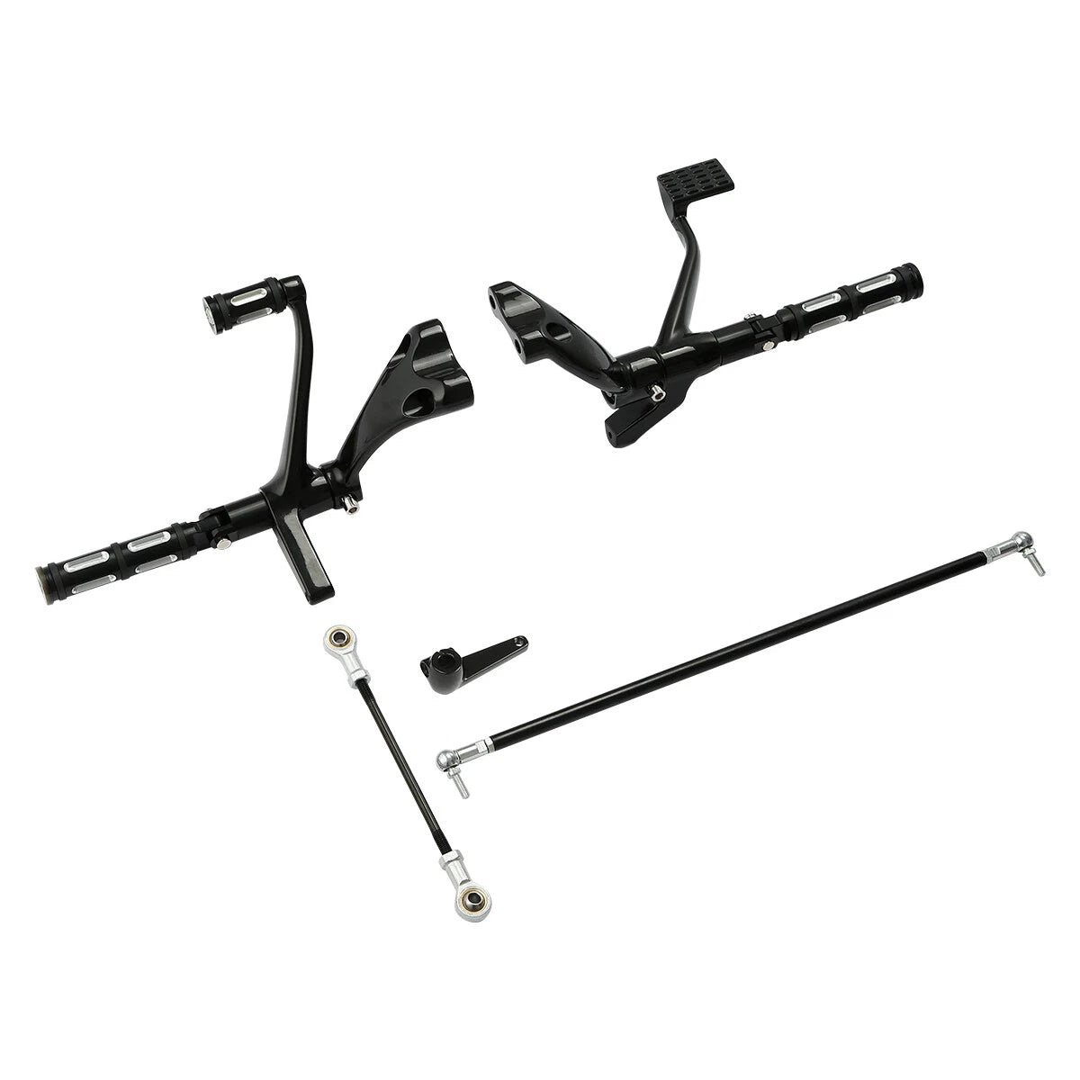 Forward Control Pegs Linkage for Harley Sportster 883 1200 (2004–2013) Black