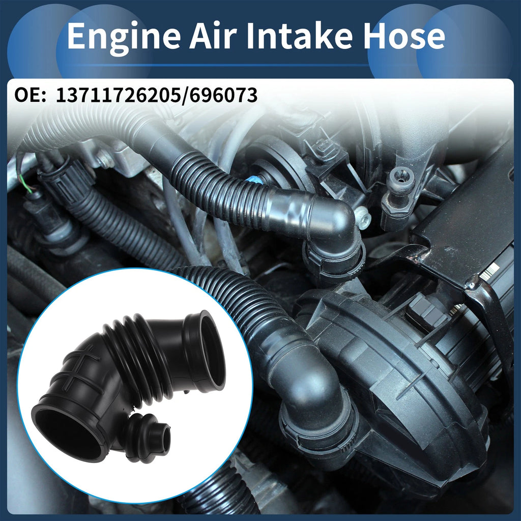 Engine Air Intake Hose Replacement for BMW 325i xDrive (1989–1991) Rubber