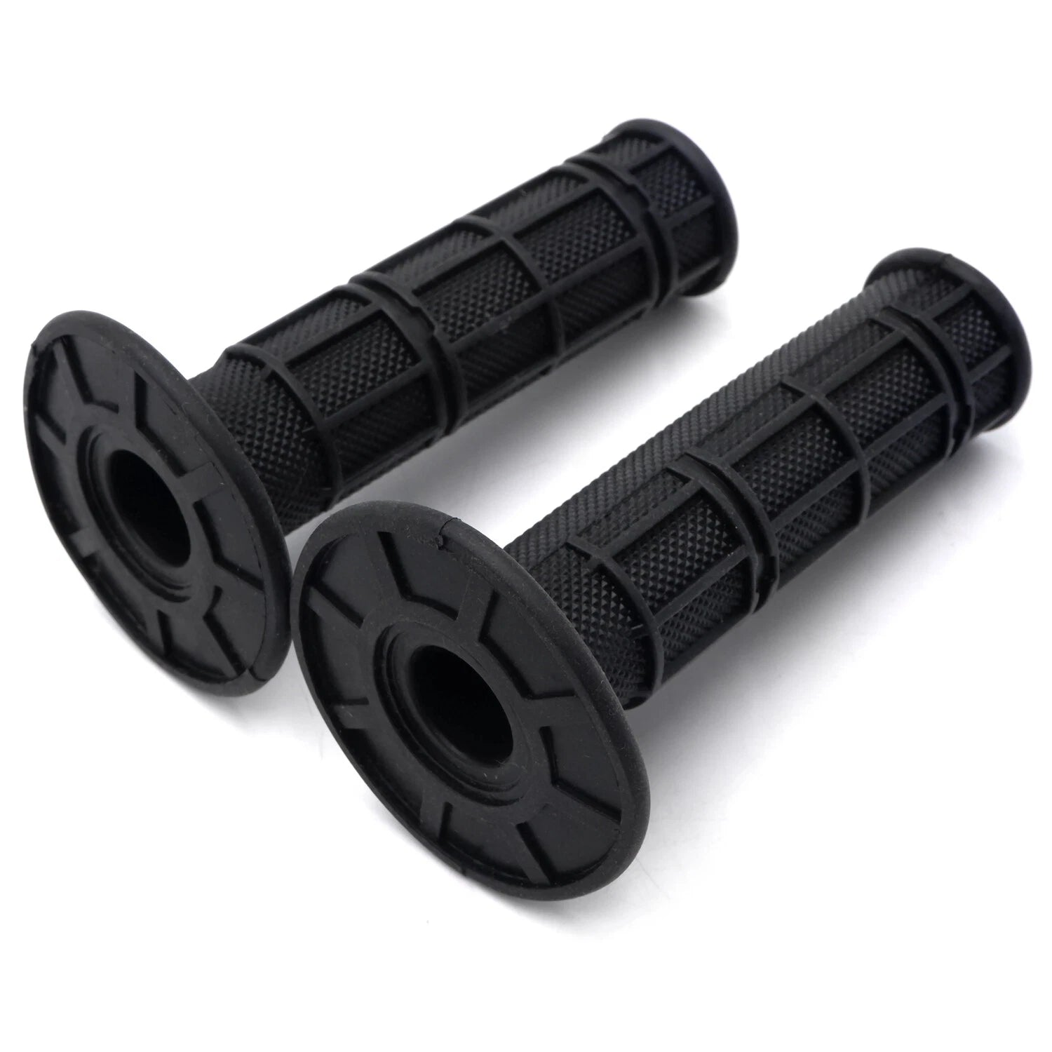 7/8" Handle Bar End Grip for Universal Motorcycle (POE, Gel, Black)