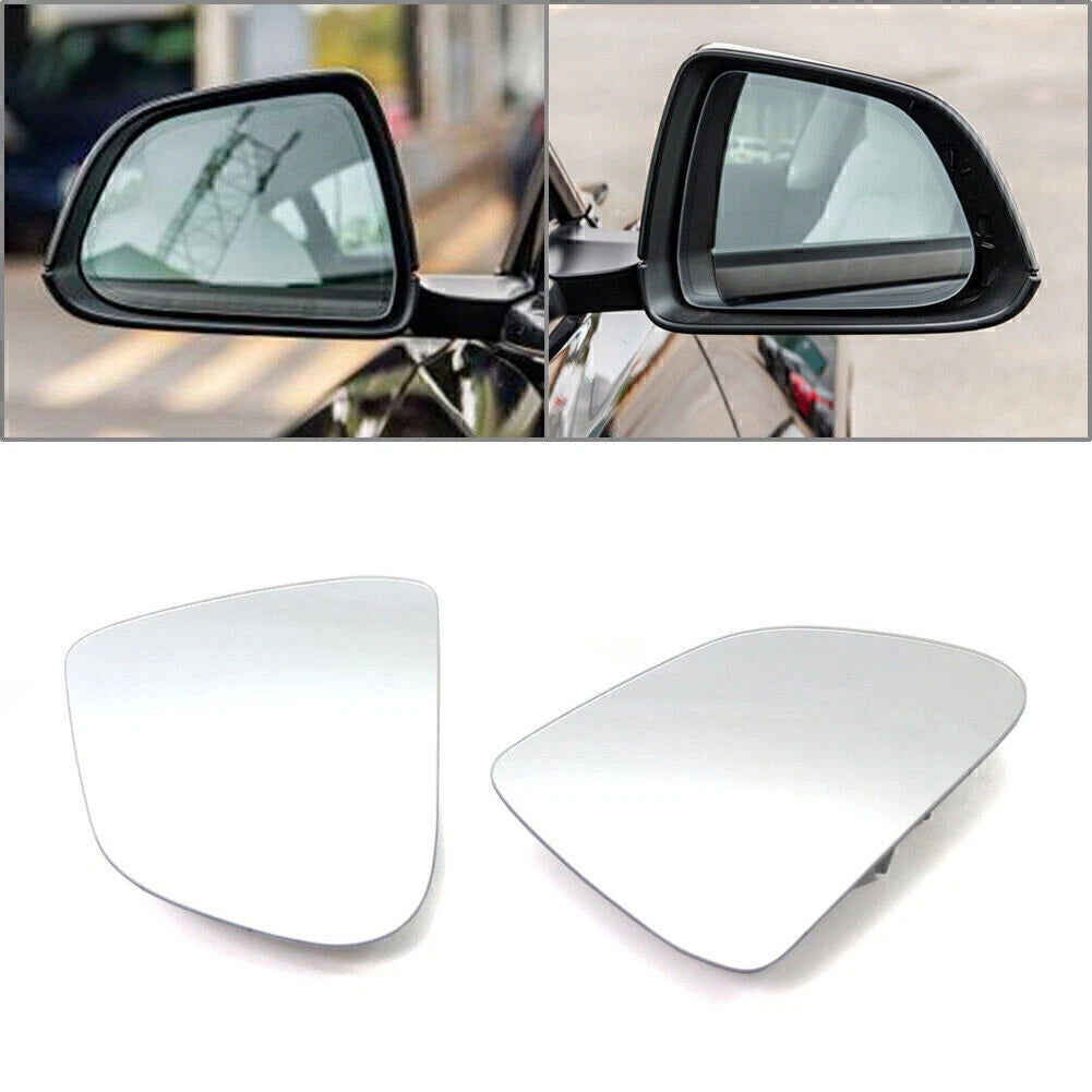2X Rearview Side Wing Mirror Glass for Tesla Model 3 (2017–2021)