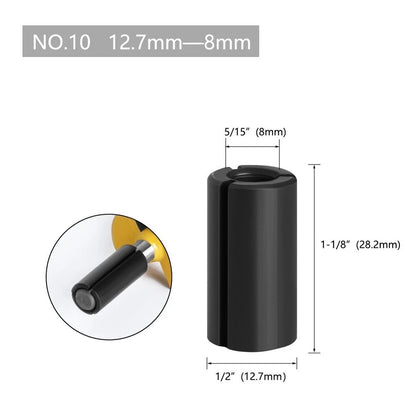 12pcs CNC Router Bit Adapter Set for Milling Tool Conversion