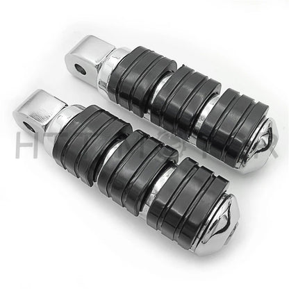 Aluminum Rubber FootPeg for Harley Softail Fat Boy FLFB, Fat Bob FXFB (2018–2019)