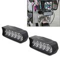 2X 12-LED Motorcycle Headlight Spot Fog Light Bulbs for UTV ATV