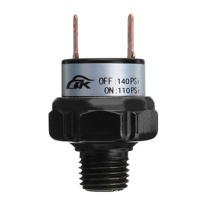 Horn Compressor Air Pressure Switch Valve for Universal Vehicles (12V/24V)