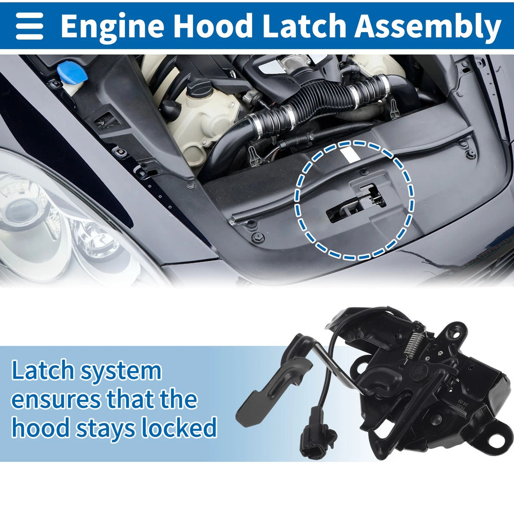 Hood Latch Assembly Replacement for Toyota Tacoma (2016–2023)