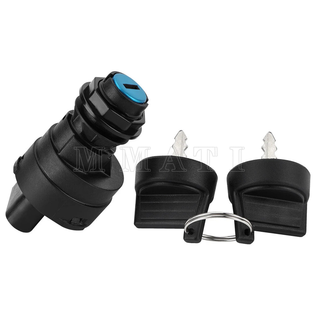 Ignition Key Switch for Polaris (4017237, 4080413) 3 Position 4 Pin