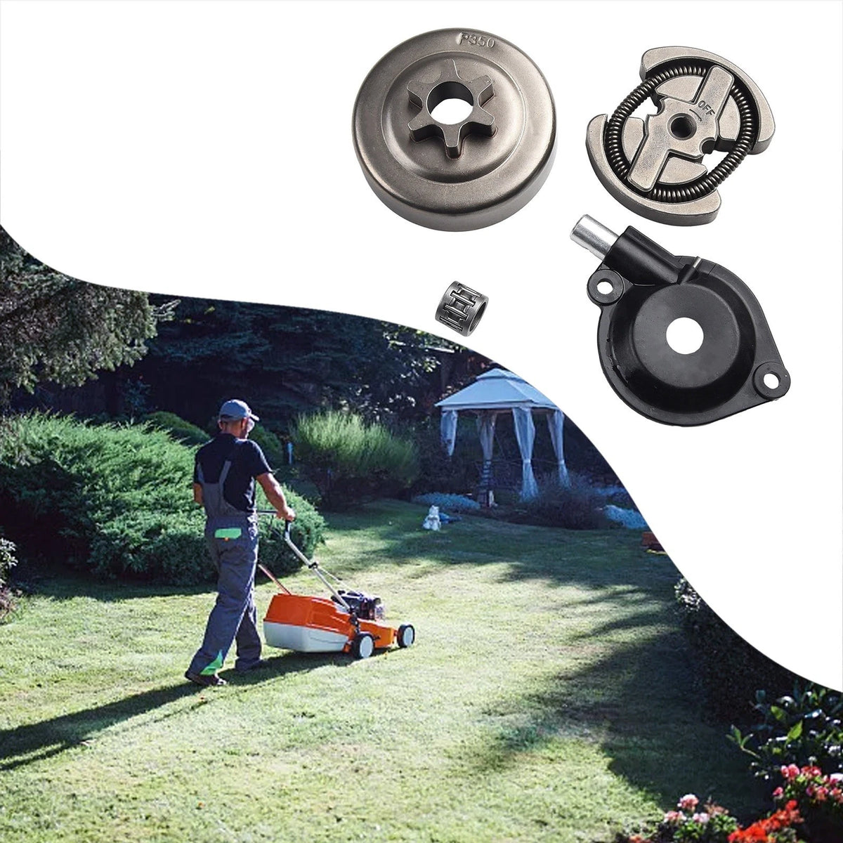 Chainsaw Parts for Multiple Models (10x10x2cm Packing Size)