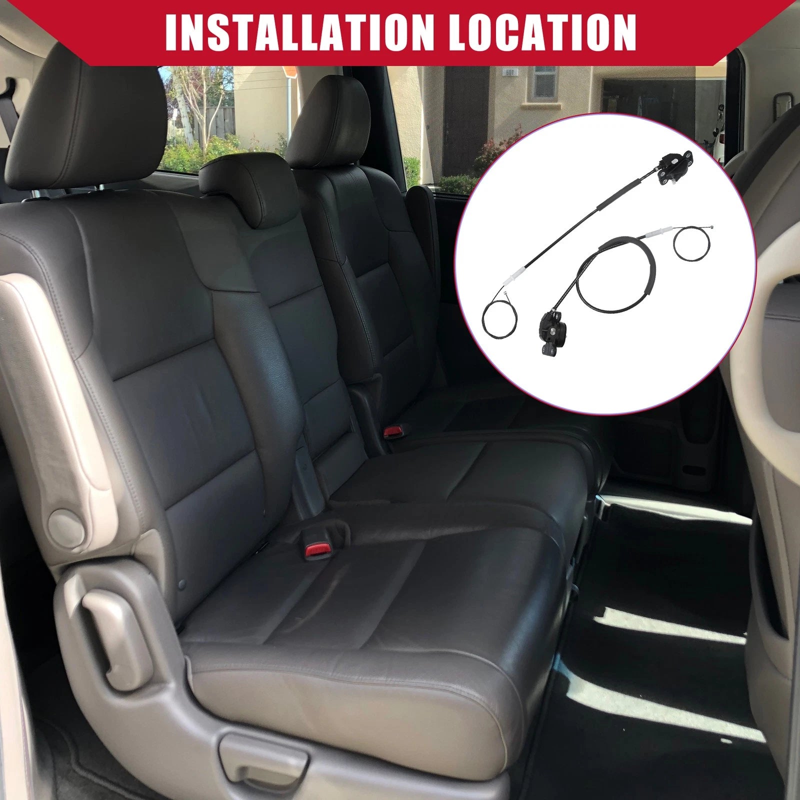 Left Power Sliding Door Cable Replacement for Honda Odyssey (2005–2010)
