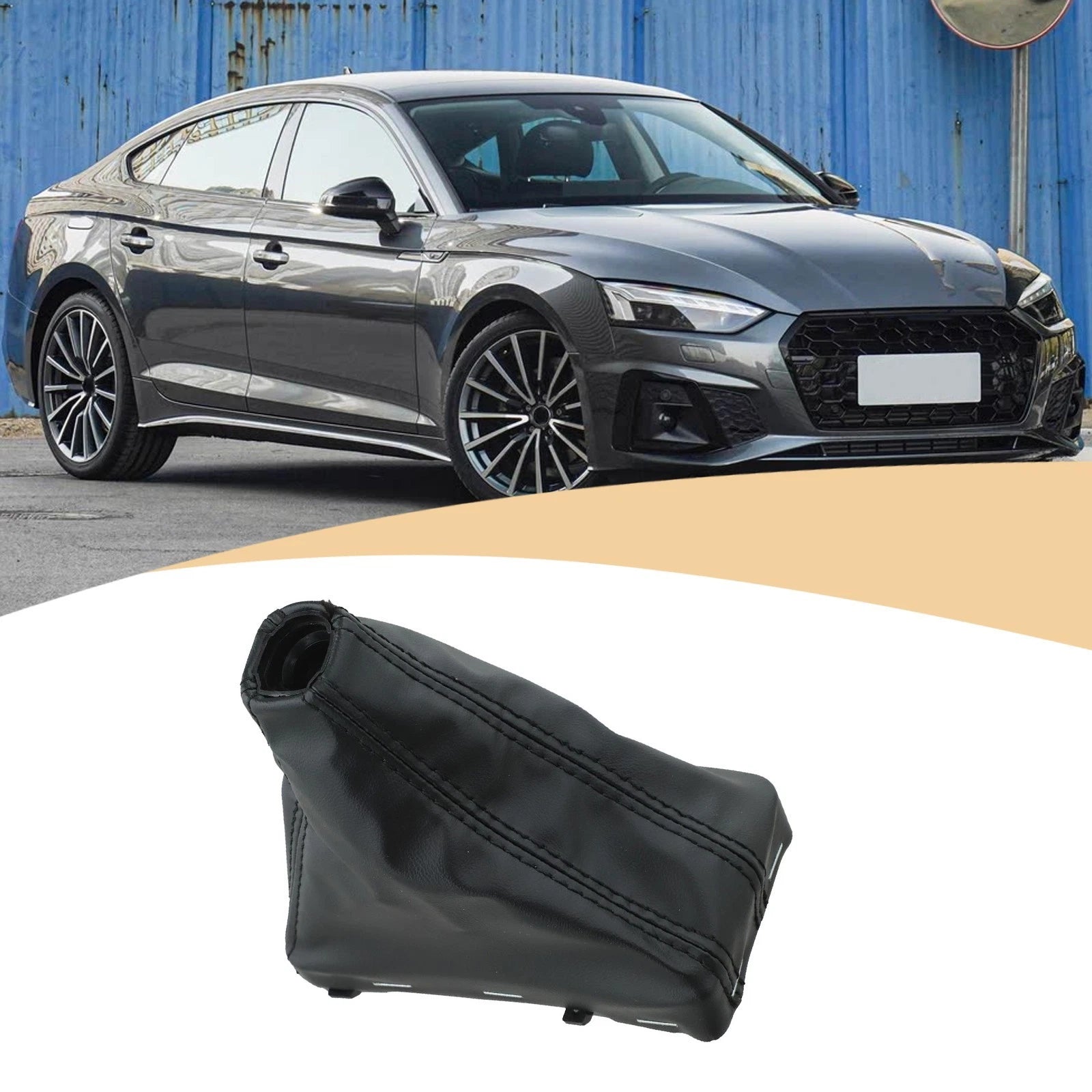 Gear Shift Knob Boot Cover for Audi A4 B8 A5 Q5 (2008–2016)