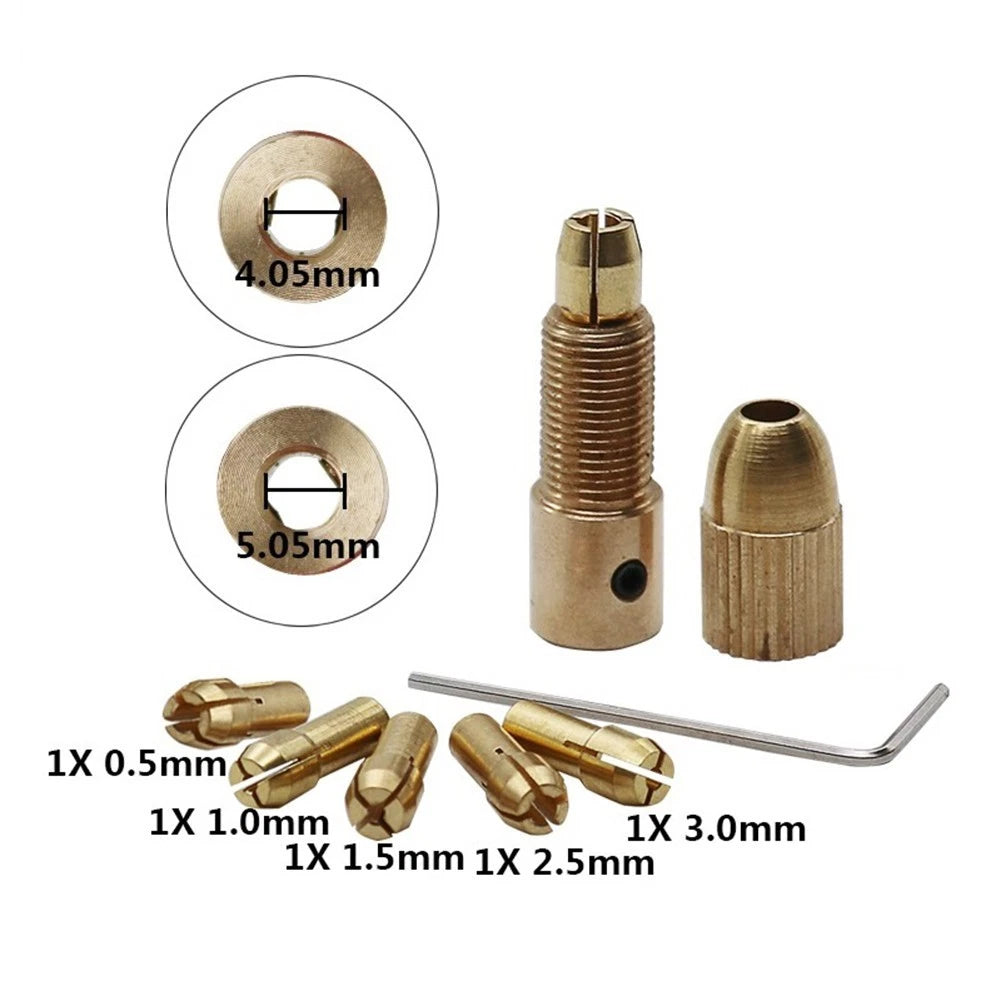 2X Chuck Drill Collet Set for