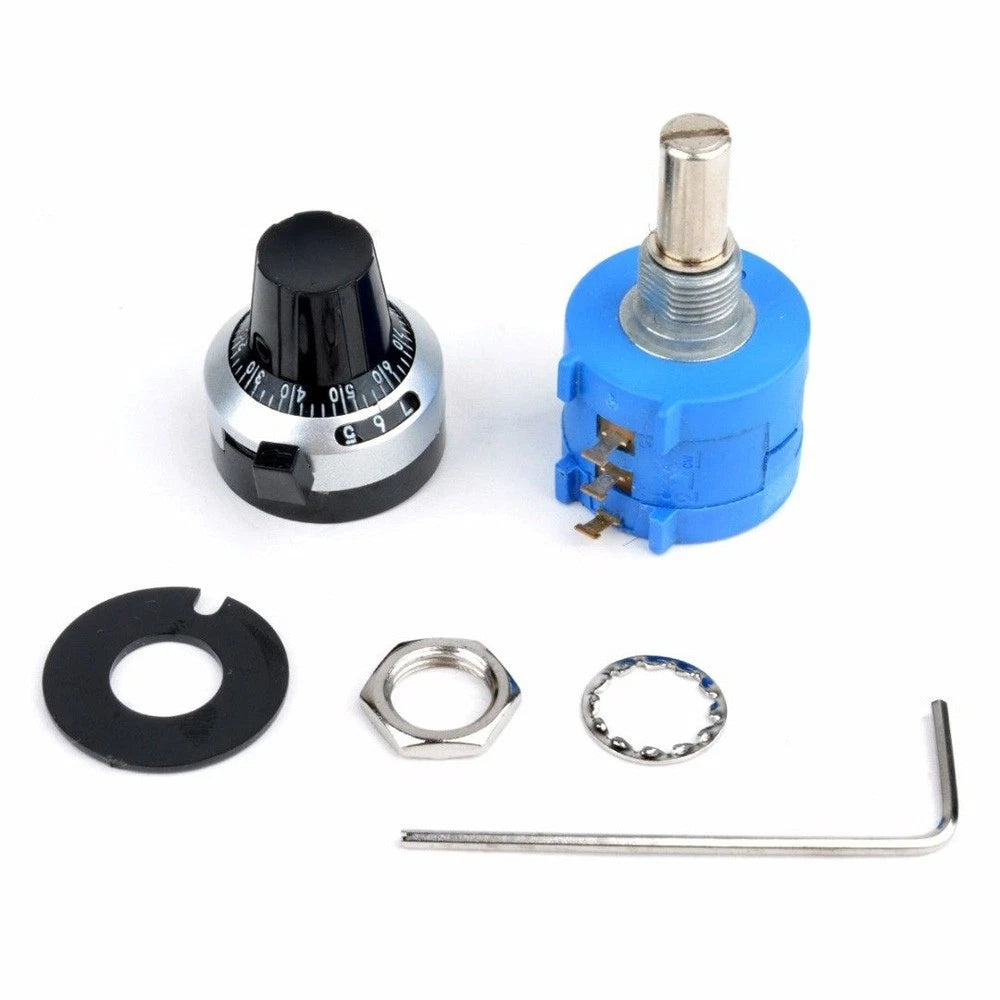 10K Ohm Multi-Turn Potentiometer for