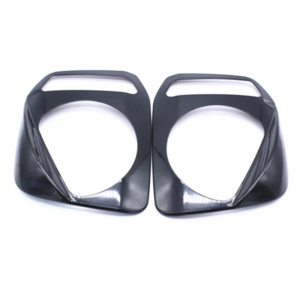 2pcs Front Light Headlight Lamp Cover Cap Exterior Frame For Suzuki Jimny 07-15