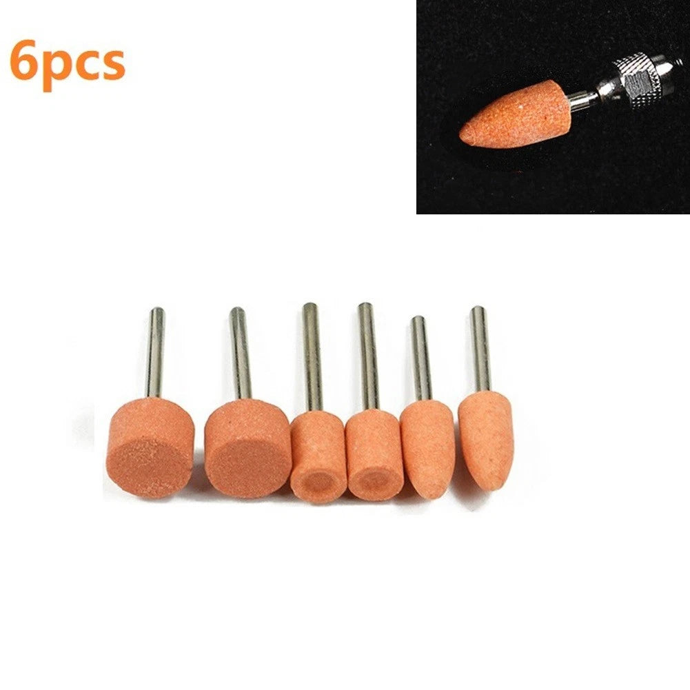 Set of 6 Rotary Tool Drill Bits for Crafting