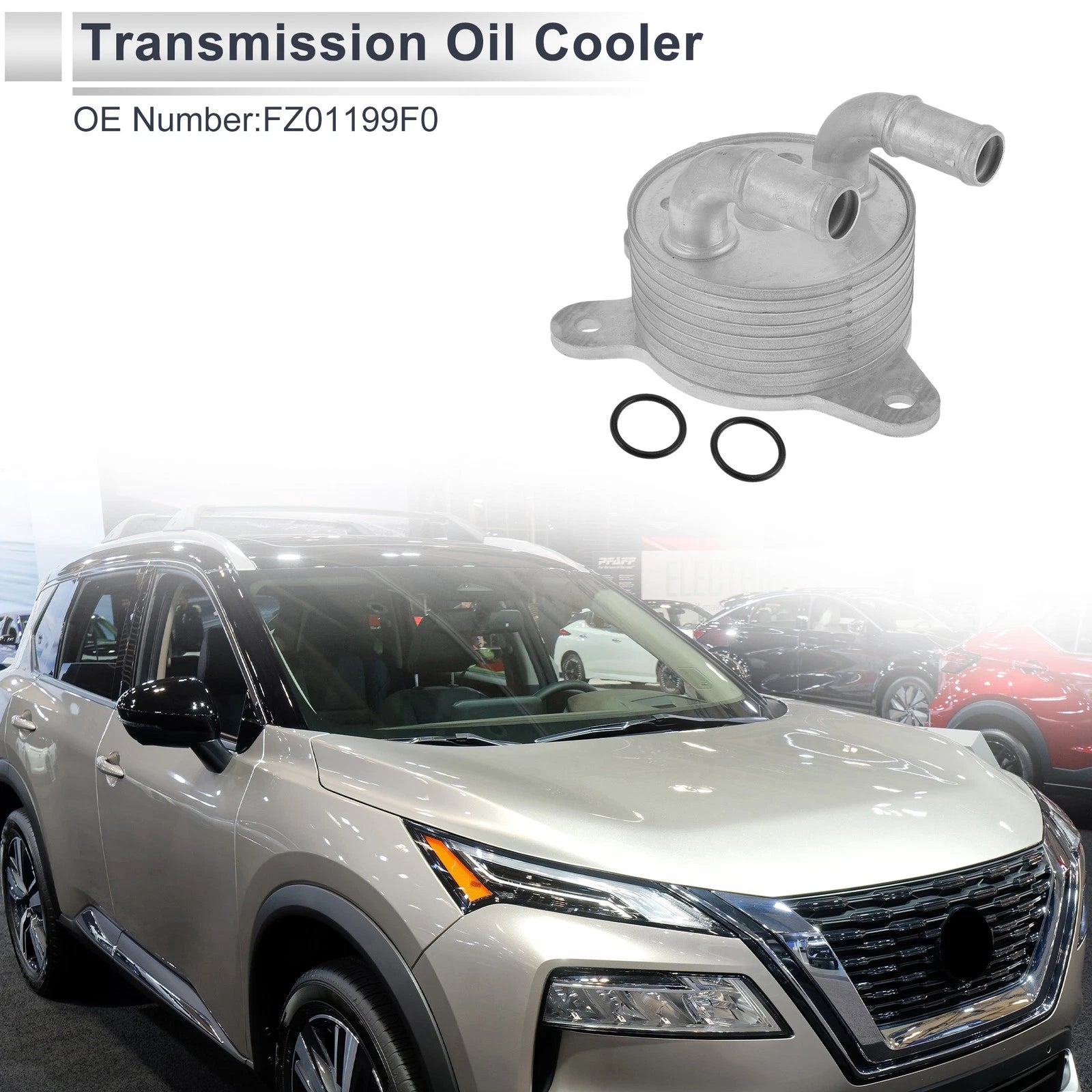 Engine Oil Cooler for Mazda 3 2013–2014 Transmission Oil Cooler Seals