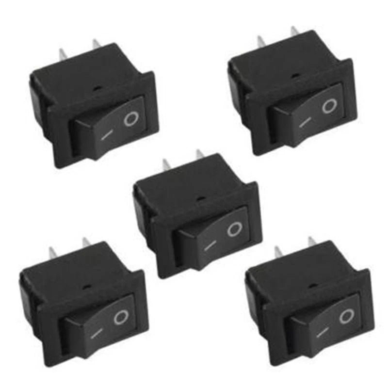 10Pcs SPST ON/OFF Rocker Switch 2 Pin DC 12V 16A