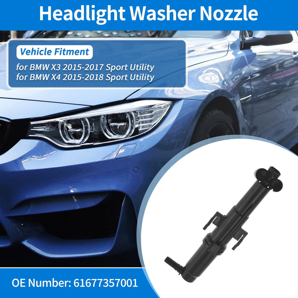 Left Passenger Side Headlight Washer Nozzle for BMW X3 (2004–2010)