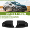ABS Mirror Cover Cap Pair Glossy Black for Subaru Crosstrek (2013–2014)