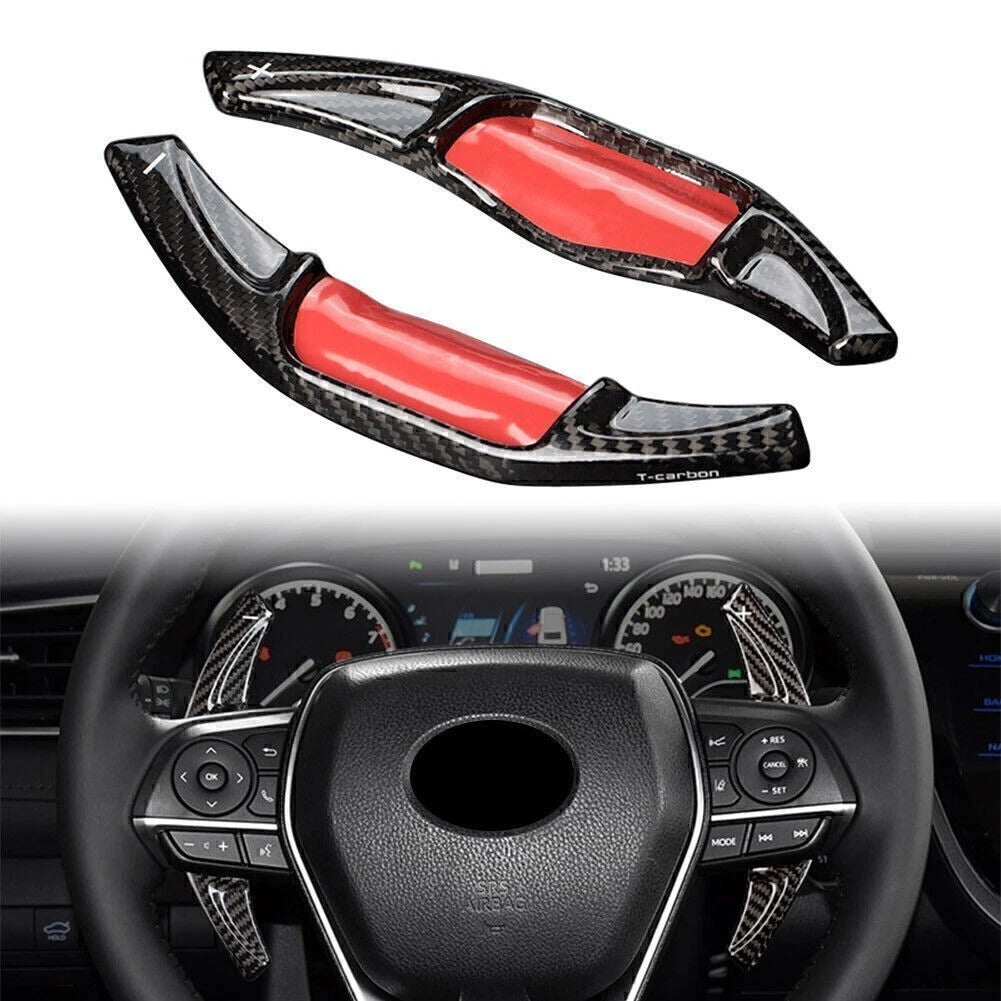 Steering Wheel Shift Paddle Shifter for Toyota Camry Corolla RAV4 (2018–2020) Carbon