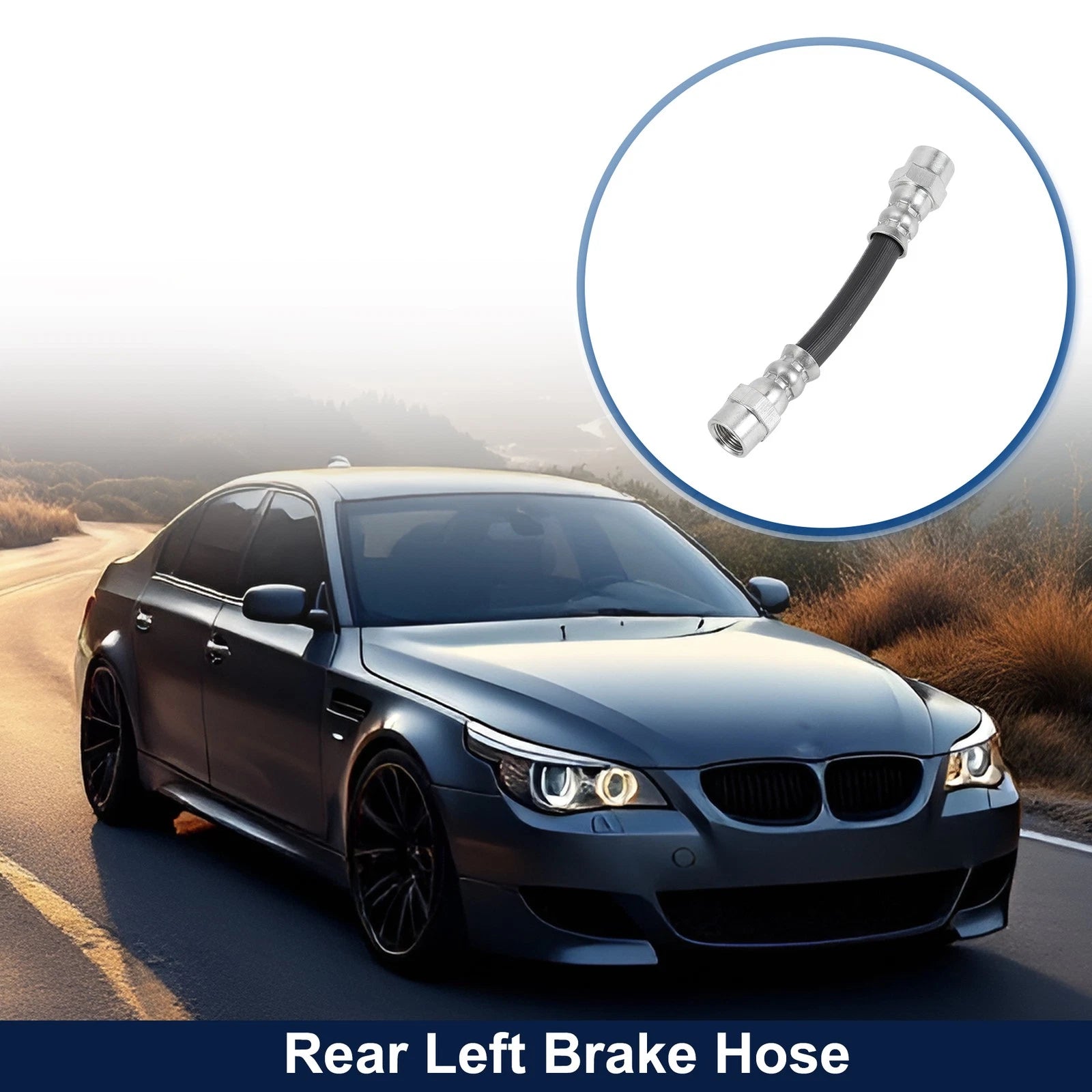 Rear Left Brake Hose Replacement for BMW 5 Series E39 520i (2000–2003)