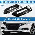 Front Left Right Fog Light Grille Cover Replacement for Honda Accord (2018–2020)
