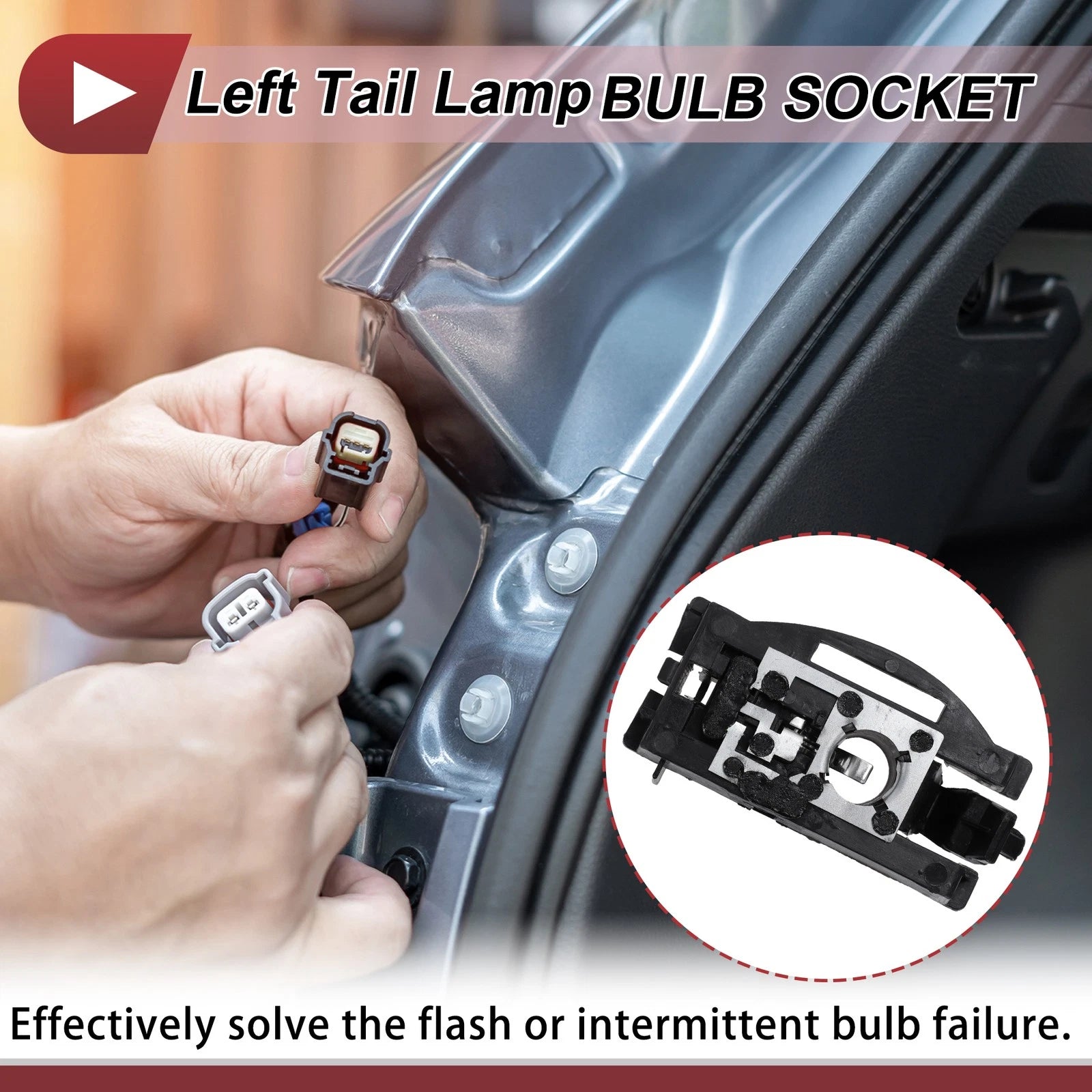 Left Tail Light Socket Replacement for BMW X5 E70 (2007–2013)