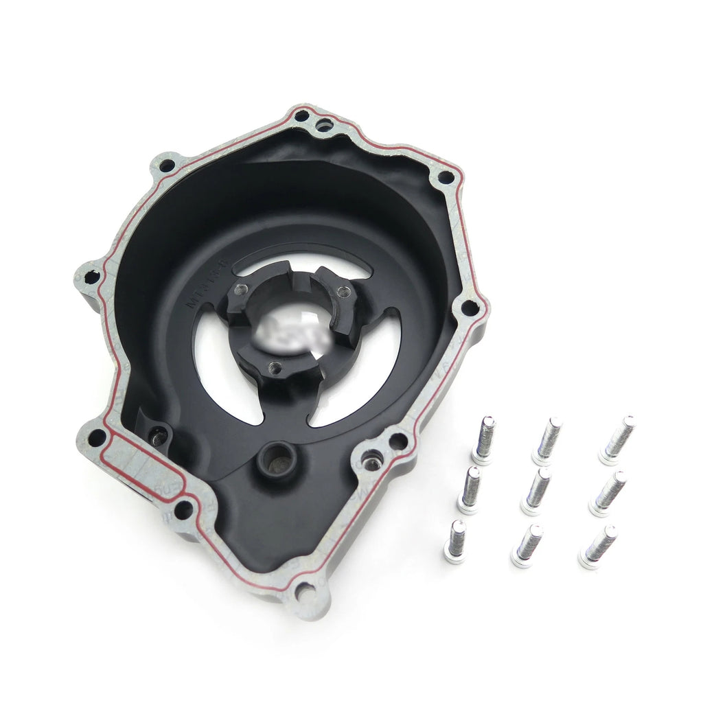 Left Engine Stator Cover for Yamaha YZF-R6 (2006–2022) - Black, See Through