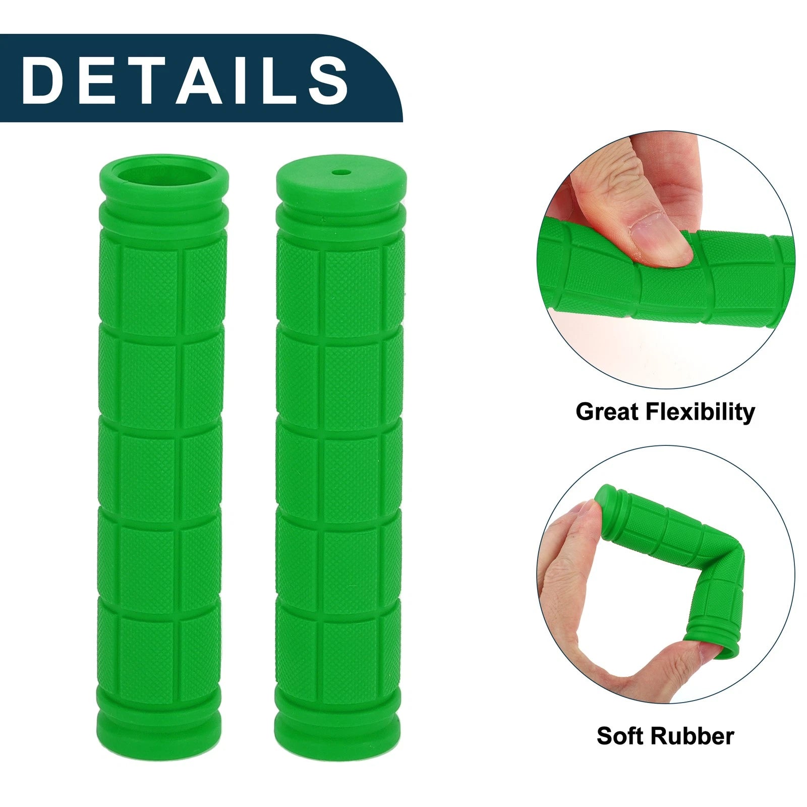 Bike Handlebar Grip Covers 120mm Lightweight MTB End Grips Protector 1 Pair