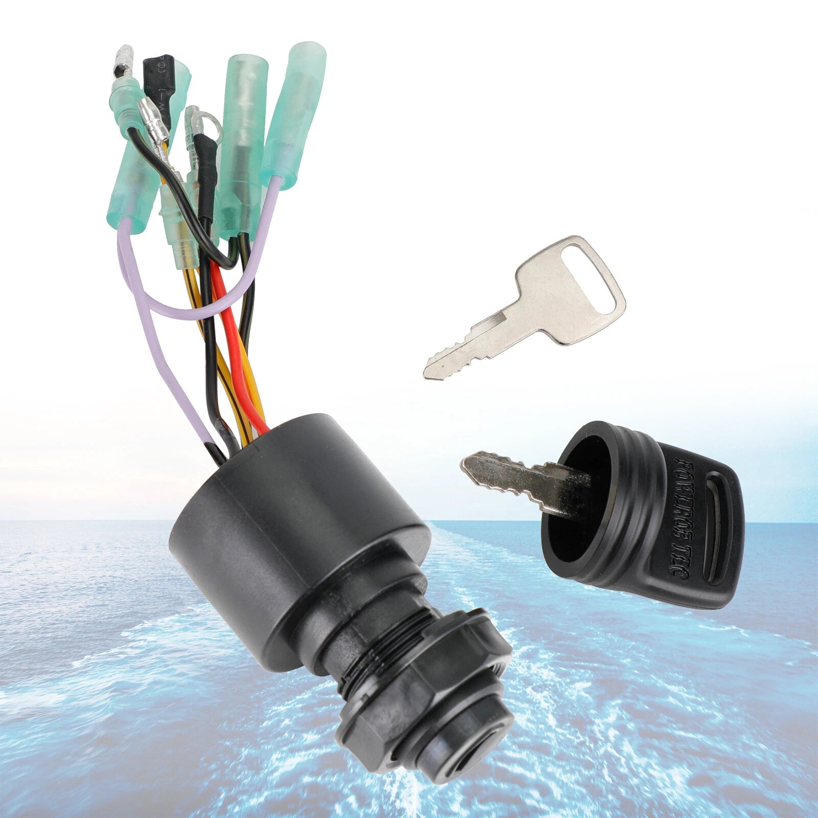 Ignition Key Switch for Mercury Outboard Control Box (1987–Present) 87-17009A5