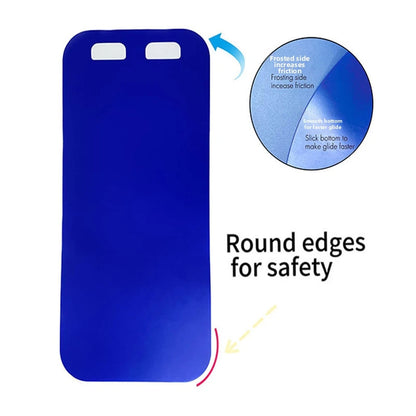 Sled Mat for Winter Adventures - Two Hollow Handles, Rounded Soft Edges