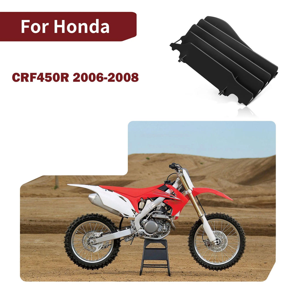 Left Radiator Grill Louver Guard 19034-MEN-A20 for Honda CRF450R (2006–2008)