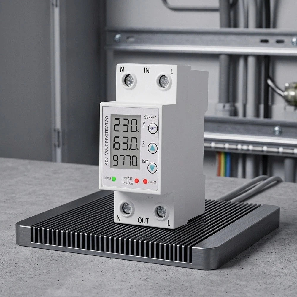 Adjustable 3-in-1 Smart Breaker for Surge Protection (220V 230V AC)