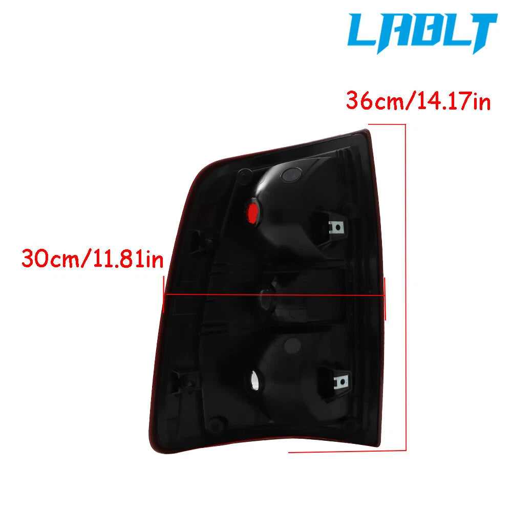 Right Side Passenger Tail Light for Ram 2500 (2019–2022) Halogen Black Bezel