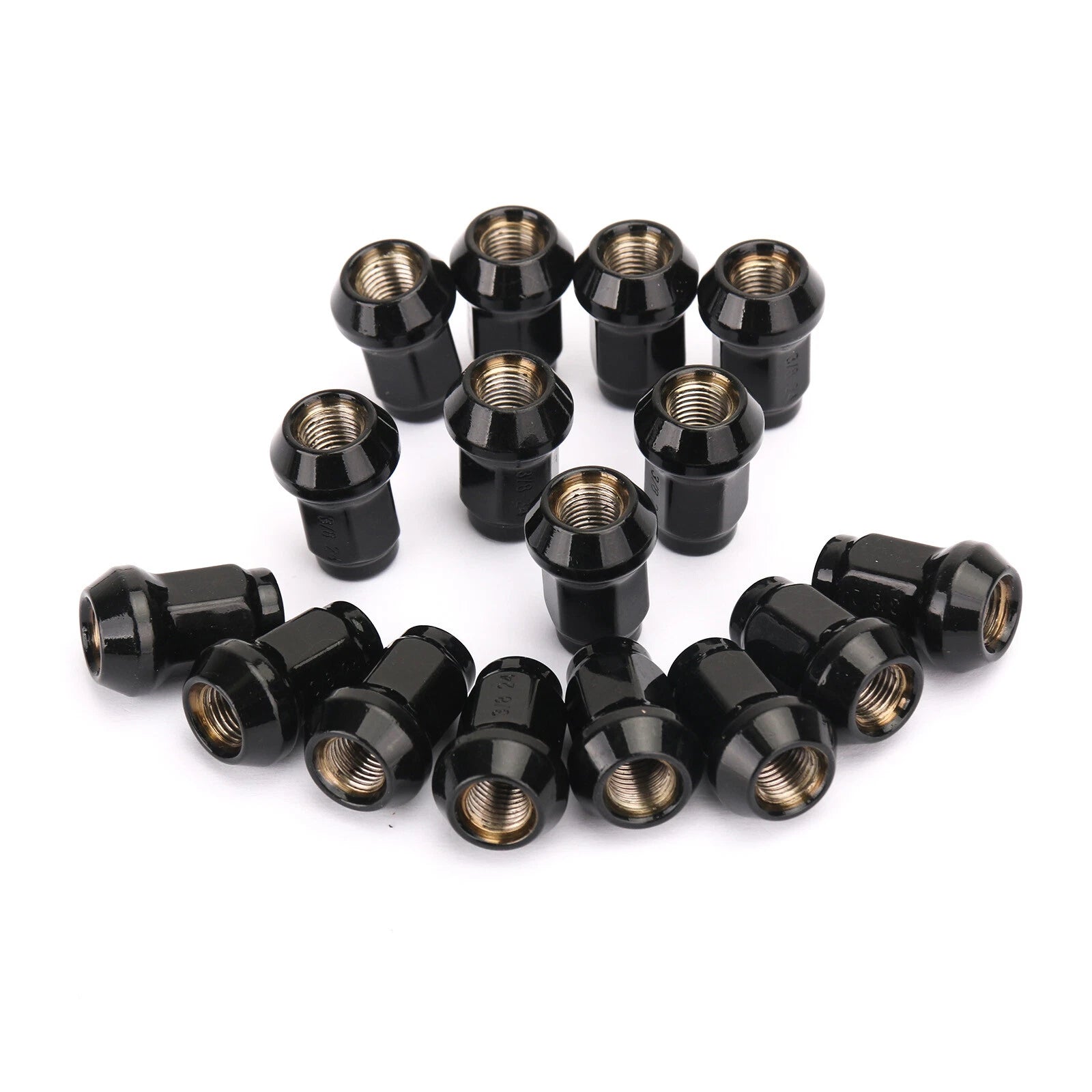 16pcs 3/8"-24 Tapered Lug Nuts for Polaris Ranger RZR 570 800 XP900