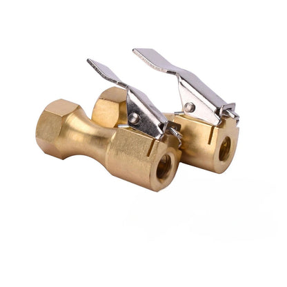 2Pcs 8mm Open Flow Air Chuck with Lock Connector for Tire Inflator Valve
