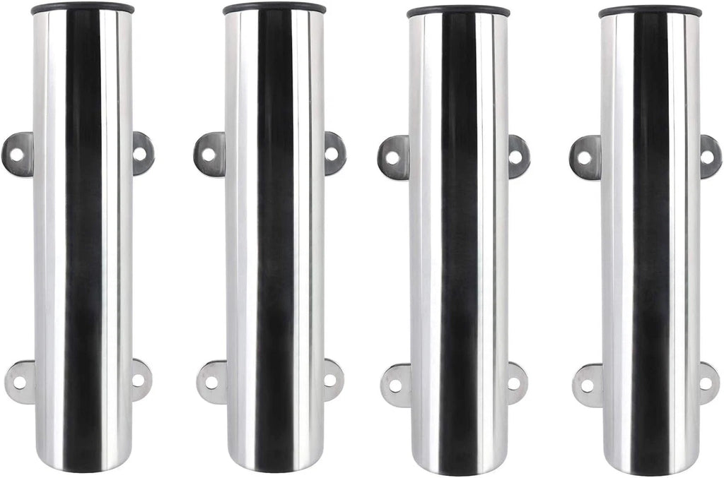 4X Boat Fishing Rod Holder with Weld Brackets for Side Mounting