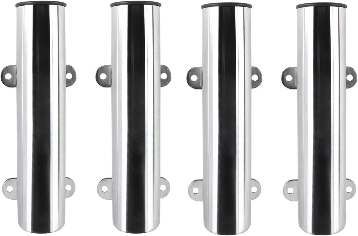 4X Boat Fishing Rod Holder with Weld Brackets for Side Mounting