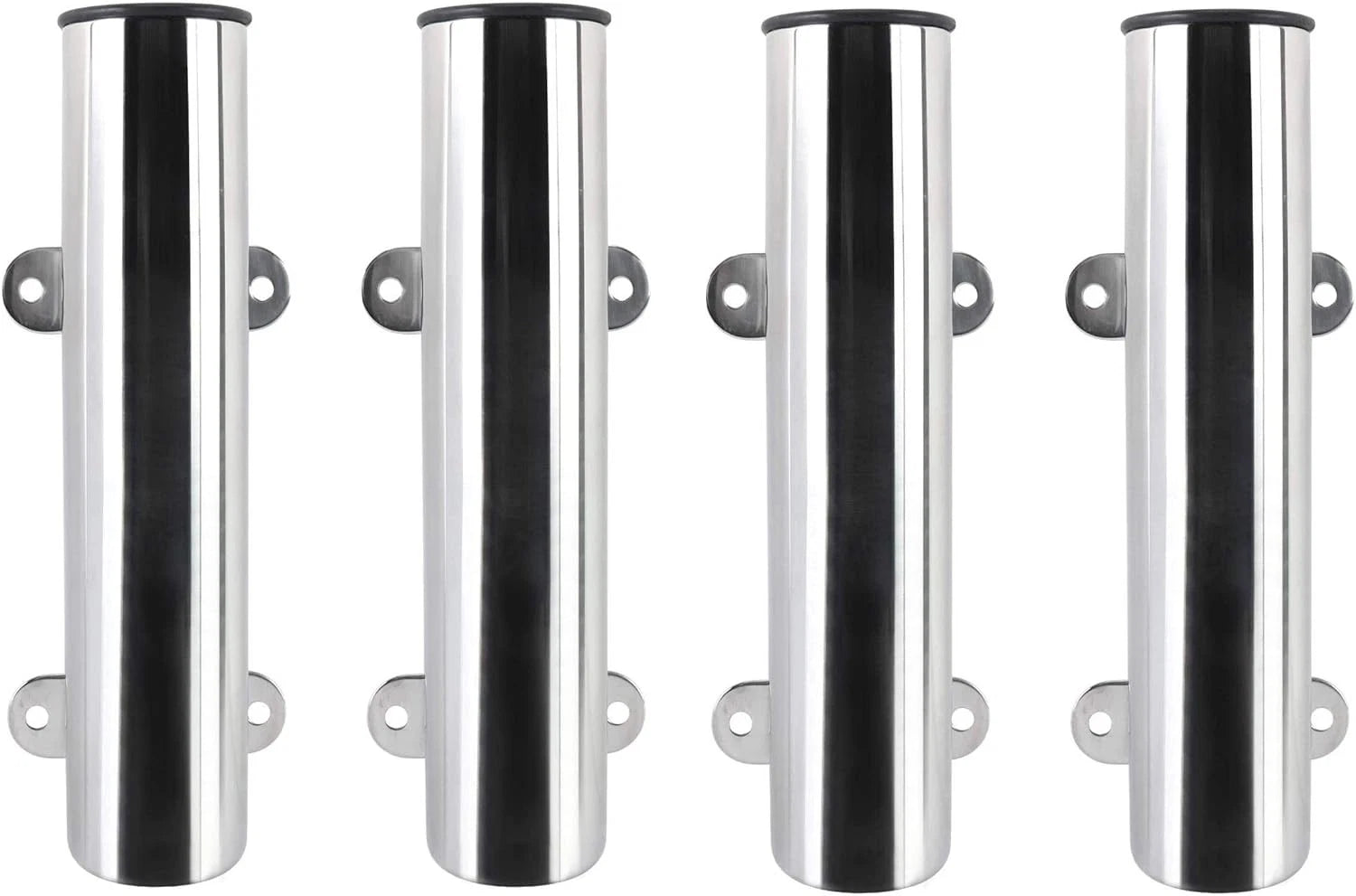 4X Boat Fishing Rod Holder with Weld Brackets for Side Mounting