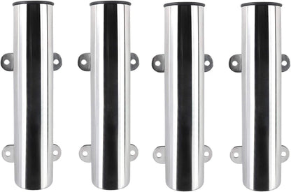 4X Boat Fishing Rod Holder with Weld Brackets for Side Mounting