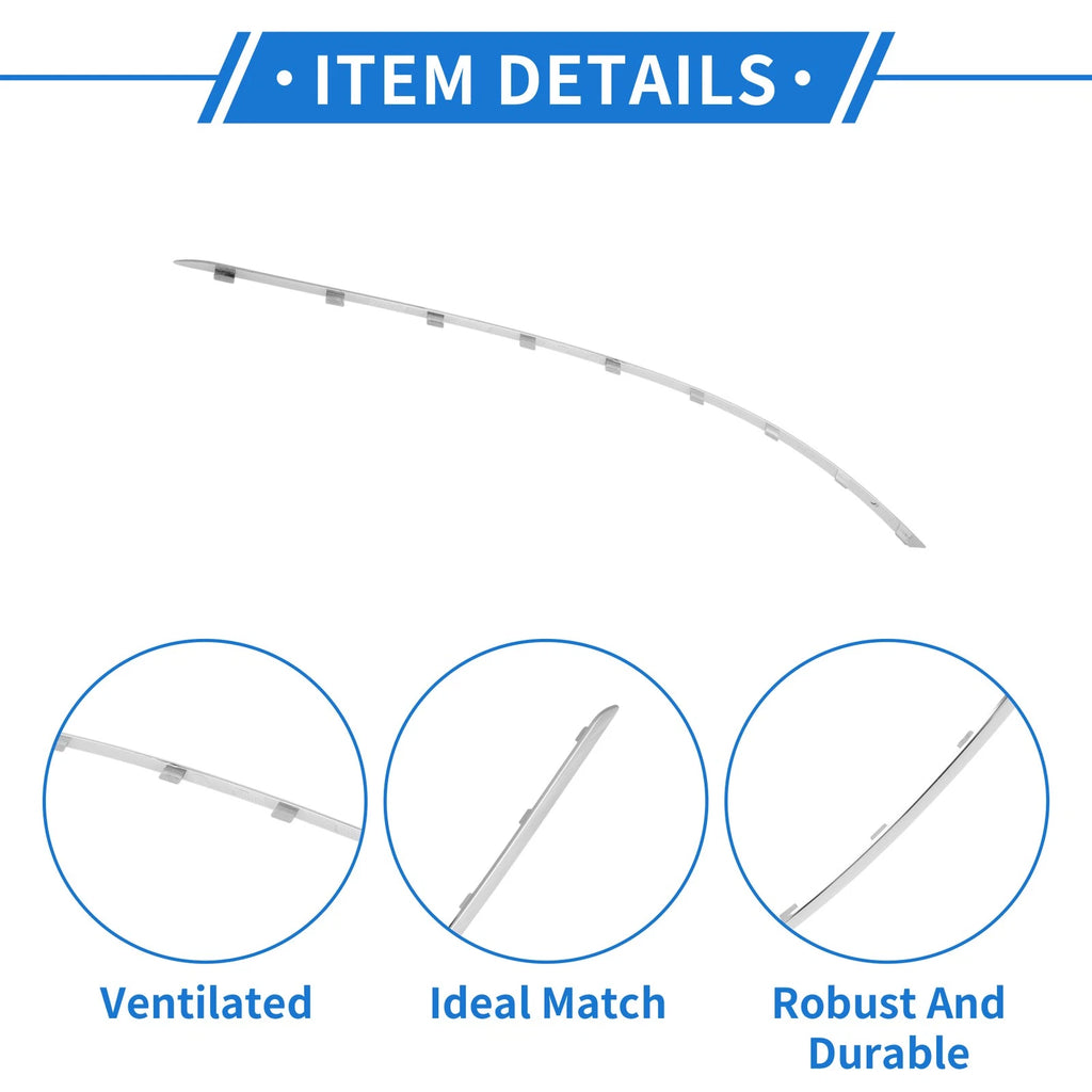 Bumper Grille Trim Garnish Replacement for Mercedes-Benz C Class (2007–2010)