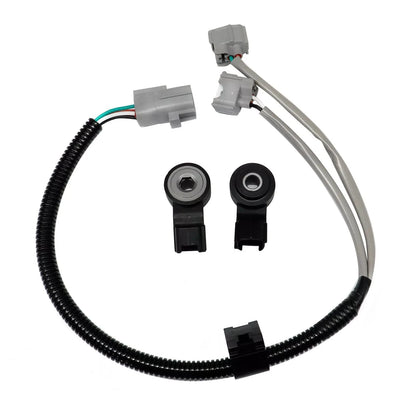 Set of 2 Engine Knock Sensors & Harness Wire for Corolla (2003–2012) 8221908010