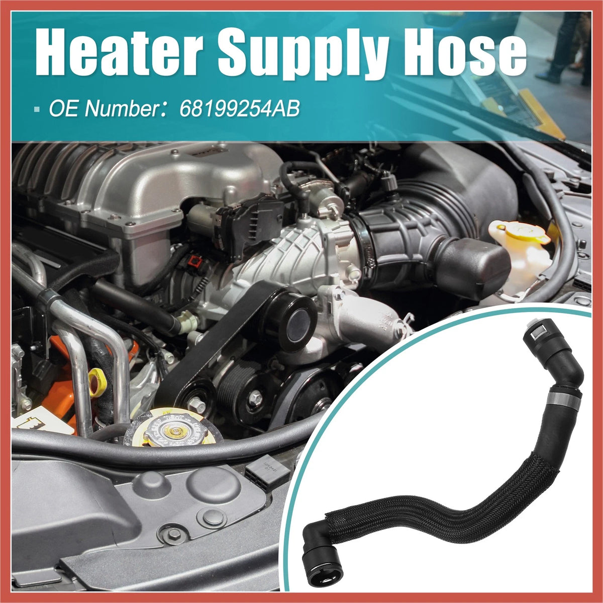 Heater Hose for Jeep Cherokee 68199254AB (2014–2021)