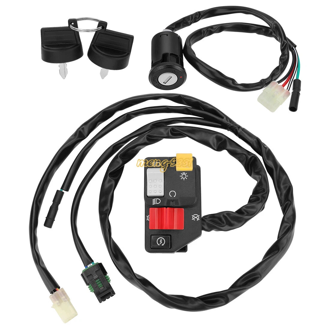 Handlebar Switch & Ignition Key Switch for Honda Sportrax 250 TRX250EX (2001–2005)