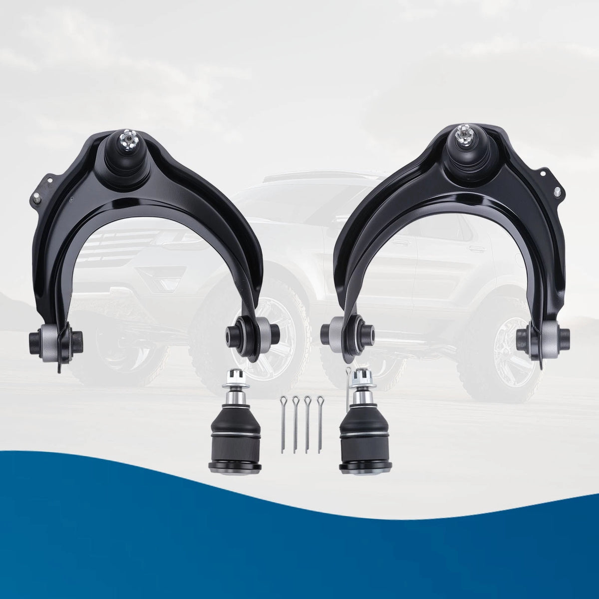 Front Upper Control Arms Ball Joints for Honda Accord (2003–2007) & Acura TSX (2004–2008)