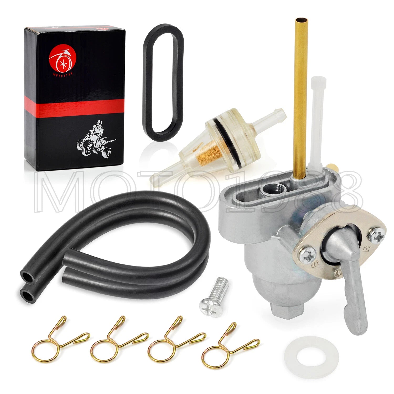 Fuel Valve Petcock for Honda CB100 CL100 SL100 XL100 CB125 CL125 SL125 (1970–1974)
