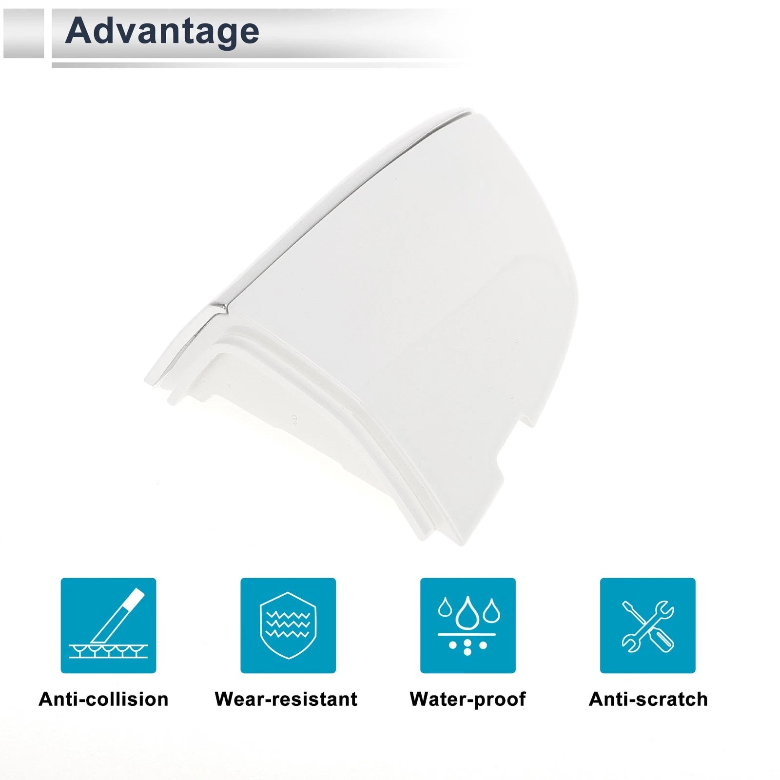 Front Left Door Handle Lock Cylinder Cover Replacement for Volkswagen Sagitta (2000–2010)
