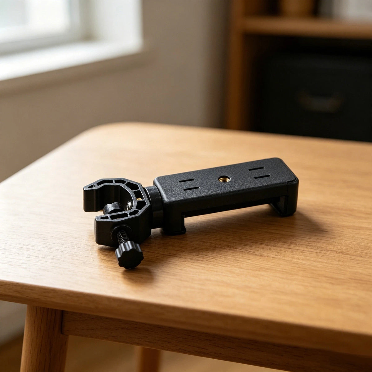 Tripod Phone Holder for Microphone Stand Mounts (Multi Device Compatibility)