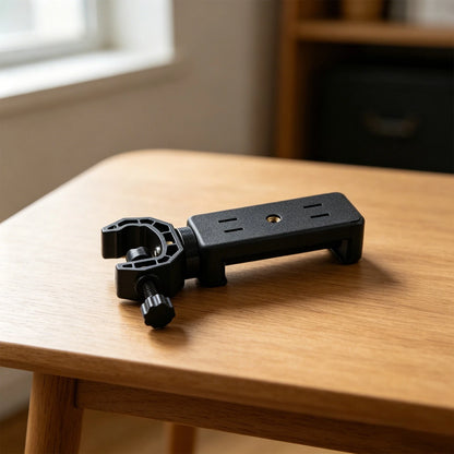 Tripod Phone Holder for Microphone Stand Mounts (Multi Device Compatibility)