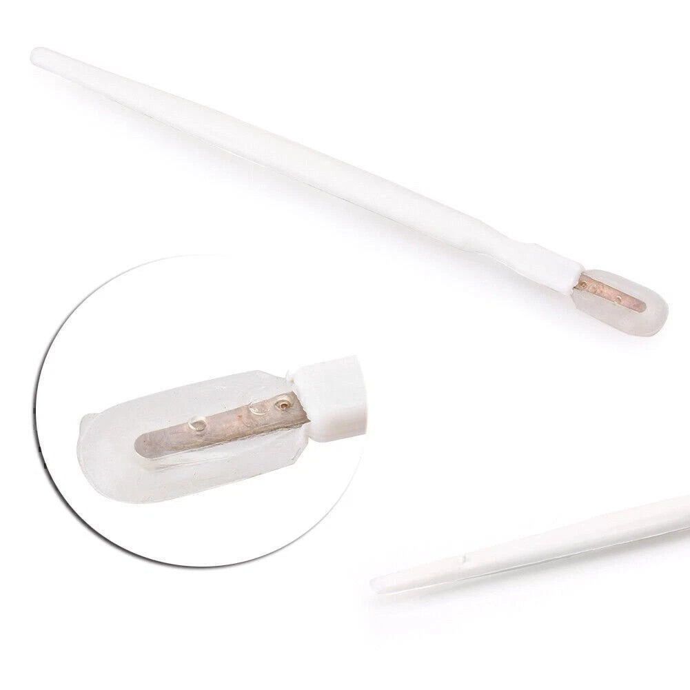 10PCS 5.12x0.39" White Royal Jelly Soft Head Pen Beekeeping Beekeeper Tool Set