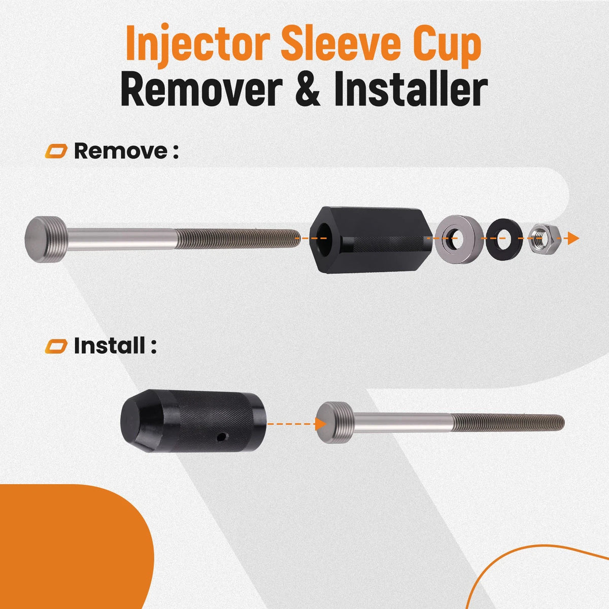 Engine Injector Sleeve Kit for Caterpillar C10 C12 C15 C18 3406E (9U-6891)