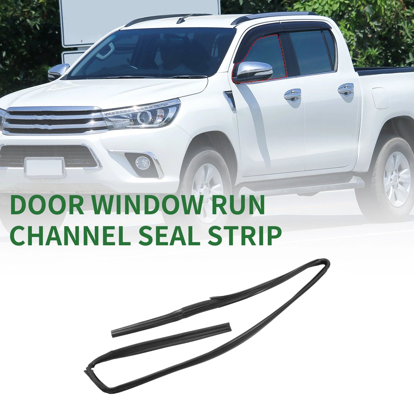 Front Left Door Window Run Channel Seal Strip for Toyota (2003–2009)